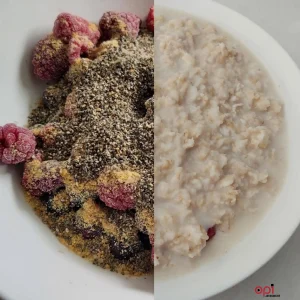 Oat Meal Porridge with berries and seeds